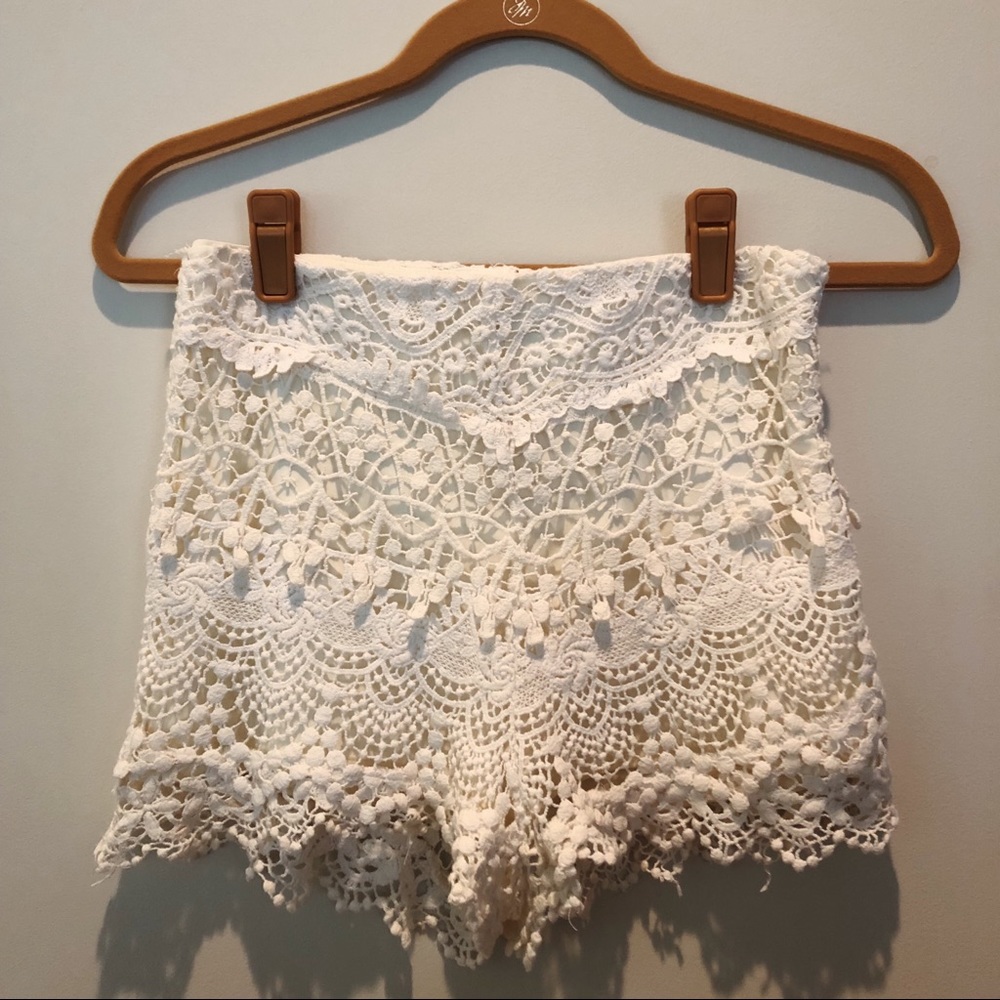 Urban Outfitters Kimchi Blue Lace Shorts